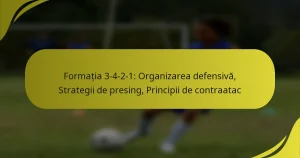 Formația 3-4-2-1: Organizarea defensivă, Strategii de presing, Principii de contraatac